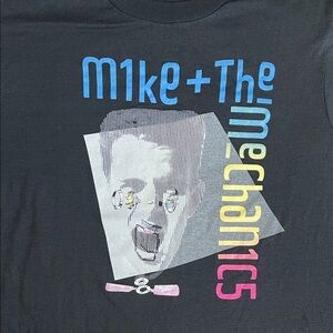 Vintage 1986 Mike + The Mechanics Miracle Tour band Tee / Large